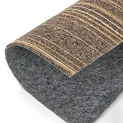 Væg-til-væg-tæppe - Almeria Tæppefliser 24 stk. (uregelmæssigt stribet brun)