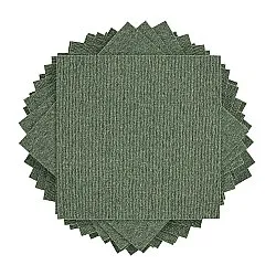 Væg-til-væg-tæppe - Almeria Tæppefliser 24 stk. (grøn)