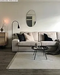 Wilton-tæppe - Art Silk (lysegrå/beige)