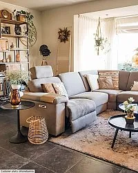 Wilton-tæppe - Douz (sort/multi)