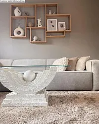 Ryatæpper - Soft Shine (beige)