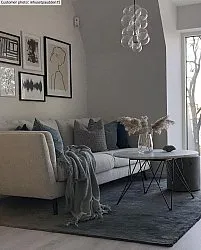 Viscose-tæppe - Jodhpur Special Luxury Edition (sort)