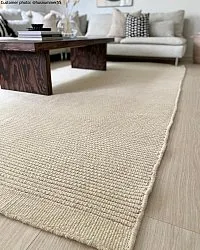 Uldtæppe - Coastal (creme)