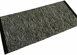 Kludetæppe - Slite (sort-hvid)