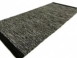 Kludetæppe - Slite (sort-hvid)