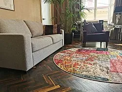 Rundt tæppe - Ariana (multi)