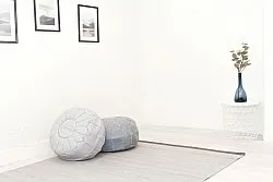 Uldtæppe - Kandia (grå)