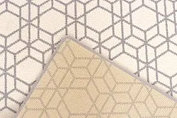 Uldtæppe - Emprint (hvid)