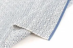 Kludetæppe - Falster (blå)