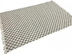 Kludetæppe - Agadir (sort/hvid)