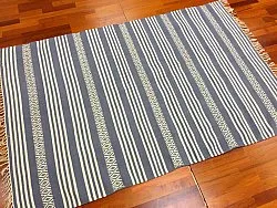 Kludetæppe - Ystad (grå)