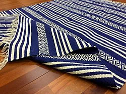 Kludetæppe - Ystad (blå)