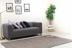 Uldtæppe - Varella (sort/hvid)