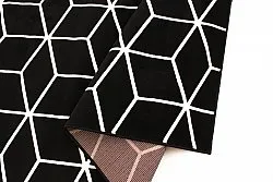 Wilton-tæppe - Florence Square (sort)