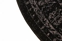 Rundt tæppe - Peking Noble (sort)