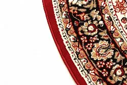 Rundt tæppe - Peking (rød)