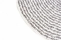 Rundt tæppe - Brussels Swirl (grå)