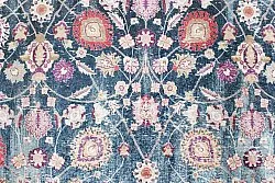 Wilton-tæppe - Bouhjar (blå/rosa/multi)