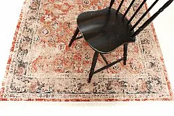 Wilton-tæppe - Douz (rød/multi)