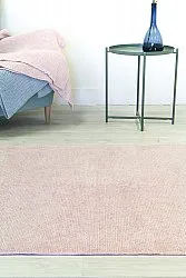 Bamboo silk-tæppe - Faliraki (lyserosa)