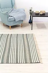 Kludetæppe - Ystad (grå)