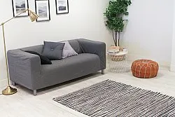 Kludetæppe fra Strehög of Sweden - Tulka (grå)