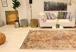 Wilton-tæppe - Douz (rød/multi)