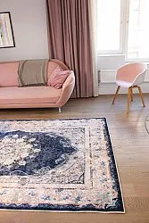 Wilton-tæppe - Asara (blå)