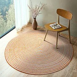 Rundt tæppe - Ferragudo (orange)