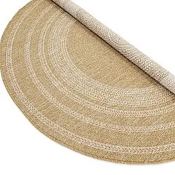 Rundt tæppe - Indoor/Outdoor Angus (natur)