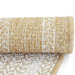 Rundt tæppe - Indoor/Outdoor Angus (natur)