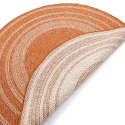 Rundt tæppe - Indoor/Outdoor Angus (rød)