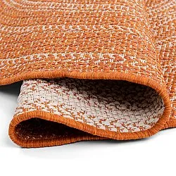 Rundt tæppe - Indoor/Outdoor Angus (rød)