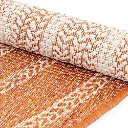 Rundt tæppe - Indoor/Outdoor Angus (rød)