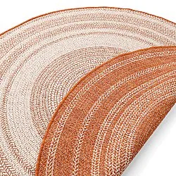 Rundt tæppe - Indoor/Outdoor Angus (rød)