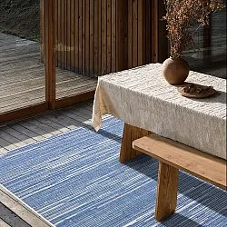 Tæpper til indendørs/udendørs brug - utomhusmatta - Arcata (blå)
