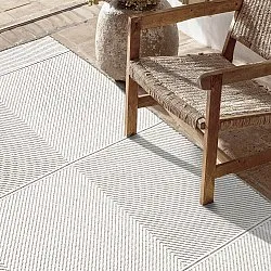 Tæpper til indendørs/udendørs brug - utomhusmatta - Ava (beige)