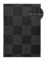 Tæpper til indendørs/udendørs brug - utomhusmatta - Ava (sort)