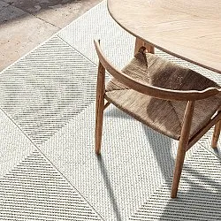 Tæpper til indendørs/udendørs brug - utomhusmatta - Ava (hvid)