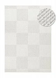 Tæpper til indendørs/udendørs brug - utomhusmatta - Ava (hvid)