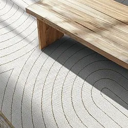 Tæpper til indendørs/udendørs brug - utomhusmatta - Hayden (natur)