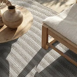 Ovalt tæppe - Indoor/outdoor Leander (beige)