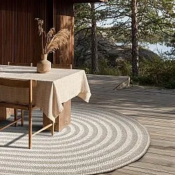 Ovalt tæppe - Indoor/outdoor Leander (beige)