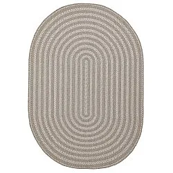 Ovalt tæppe - Indoor/outdoor Leander (beige)