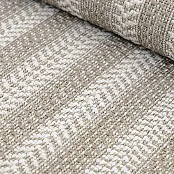 Ovalt tæppe - Indoor/outdoor Leander (beige)