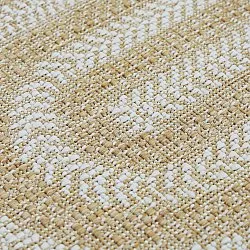 Ovalt tæppe - Indoor/outdoor Leander (natur)