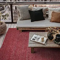 Tæpper til indendørs/udendørs brug - Milford Recycled PET (lyserød)