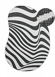 Tæpper til indendørs/udendørs brug - utomhusmatta - Remina (sort/hvid)