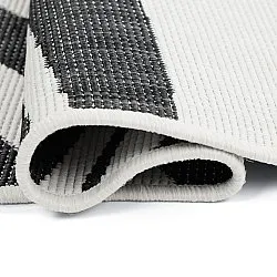 Tæpper til indendørs/udendørs brug - utomhusmatta - Remina (sort/hvid)