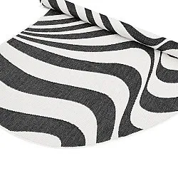 Tæpper til indendørs/udendørs brug - utomhusmatta - Remina (sort/hvid)